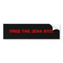 FREE THE JENA 6!!!!!! bumper stickers by SweetRascal FREE THE JENA 6!!!!!! bumper stickers