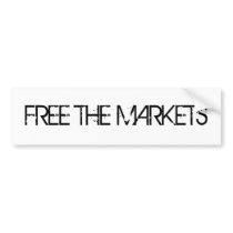 Free The Markets Bumper Stickers