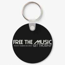 Free The Music Keychain by ThornyBleeder Free The Music Keychain