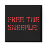 Free The Sheeple! Refrigerator Magnets