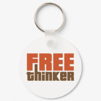 Free Thinker keychains by freethinkertees Free Thinker keychains