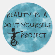 Free Thinker Round Stickers