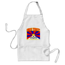 FREE TIBET aprons by Fist_in_the_Air FREE TIBET aprons