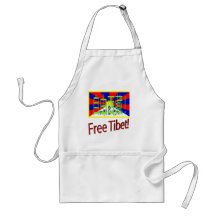 Free Tibet! Aprons