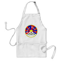 Free Tibet Badge Apron