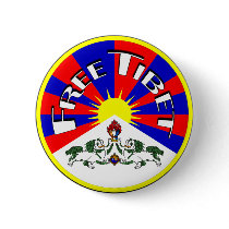 Free Tibet Badge buttons