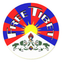 Free Tibet Badge stickers