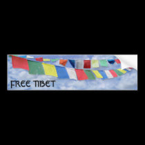 Free Tibet bumper stickers
