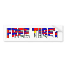 Free Tibet Bumper Sticker bumper stickers
