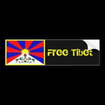 Free Tibet Bumper Sticker bumper stickers