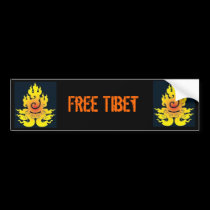Free Tibet Bumper Sticker bumper stickers