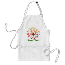 Free Tibet Candle Apron