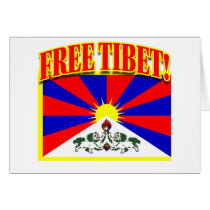 FREE TIBET CARD