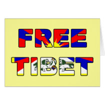 Free Tibet Card