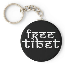 Free Tibet Clothing and Apparel Keychain