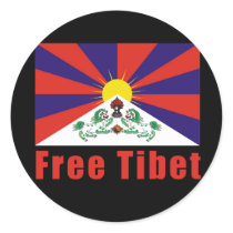 Free Tibet Flag stickers