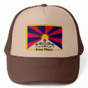 Free Tibet! hats