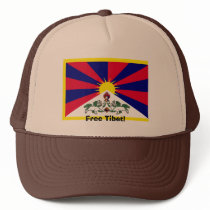 Free Tibet! hats