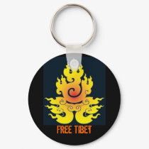 Free Tibet Keychain