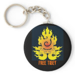 Free Tibet Keychain