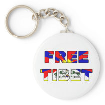 Free Tibet Keychain