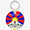 FREE TIBET Keychain
