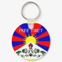 FREE TIBET Keychain