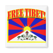 FREE TIBET magnets