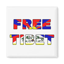 Free Tibet Magnet