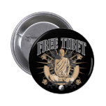 Free Tibet Monk Buttons