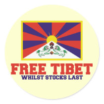 Free Tibet parody stickers by LIMEYBOY Free Tibet parody stickers