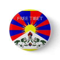 FREE TIBET Pin buttons