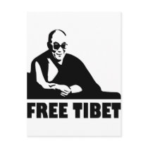 Free Tibet postcards