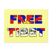 Free Tibet Postcard