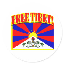 FREE TIBET STICKER