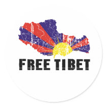 FREE TIBET stickers