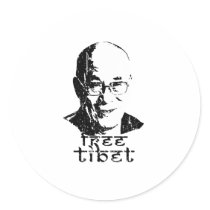 Free Tibet stickers