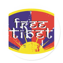 Free Tibet stickers