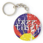 Free Tibet Stickers Key Chain