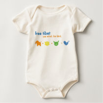 Free Tibet Thick infant  t-shirts