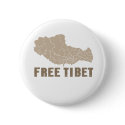 FREE TIBET / TIBETAN FREEDOM buttons