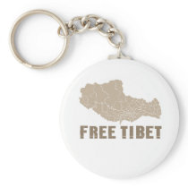 FREE TIBET / TIBETAN FREEDOM KEYCHAIN