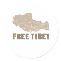 FREE TIBET / TIBETAN FREEDOM stickers