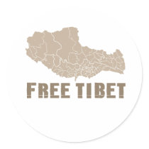 FREE TIBET / TIBETAN FREEDOM stickers