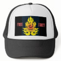 Free Tibet Trucker hats by Keldug Free Tibet Trucker hats