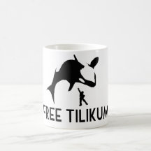 Free Tilikum Save the Orca Killer Whale Mug