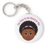 Free to Be Natural Me Keychains by MDillon Designs