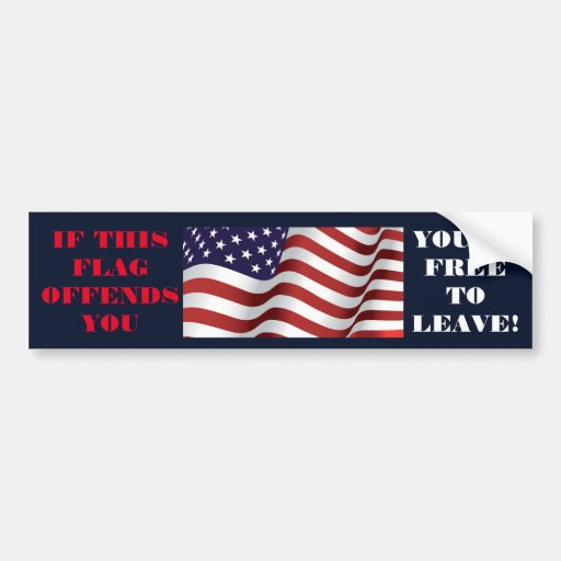 free to leave bumper sticker Zazzle