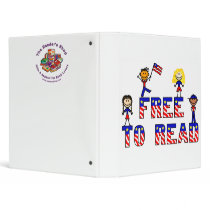 Free to Read w Kids Binder, 3 sizes
