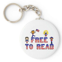 Free to Read w Kids Keychain